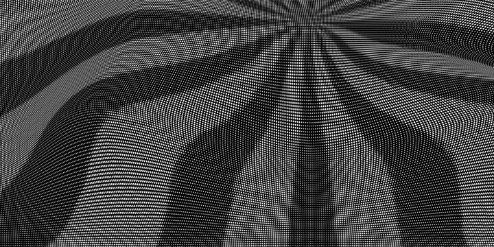 Halftone gradient circles collection. Dots textured round patterns. Cartoon comic radial faded background set. Abstract pixelated elements for frame, poster, collage, banner, flyer. Vector bundle