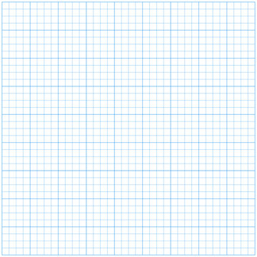 Mathematics pattern. Typographical template for making notebooks production. Squared wide blue grid paper. Grid texture on white background. Blank blue notebook sheets. School backdrop.