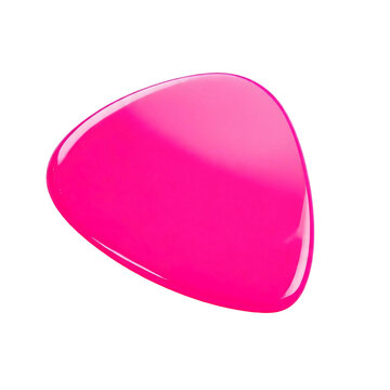 Pink guitar pick, small resolution assets stocks