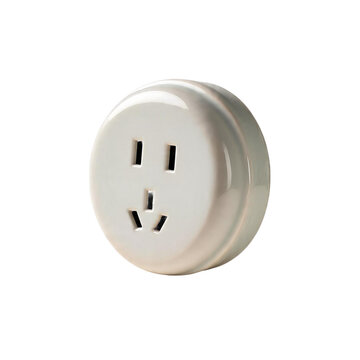 Round electrical outlet, small resolution assets stocks