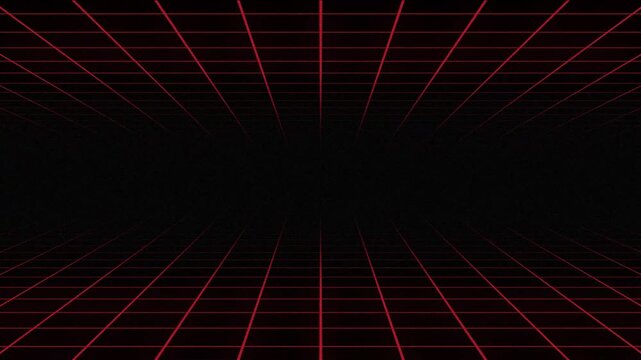Infinite Red Line Montion Background