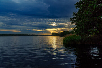 Szczecinek - zachód słońca  © rob