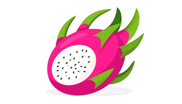 Pink watermelon slice with green rind and seeds isolated.