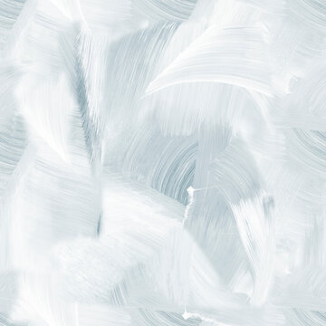Seamless pattern of white and gray strokes of paint