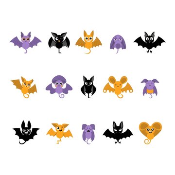 Whimsical Bat Characters
