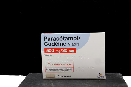 boite de 16 comprim&eacute;s de Parac&eacute;tamol cod&eacute;in&eacute; de chez Biogaran