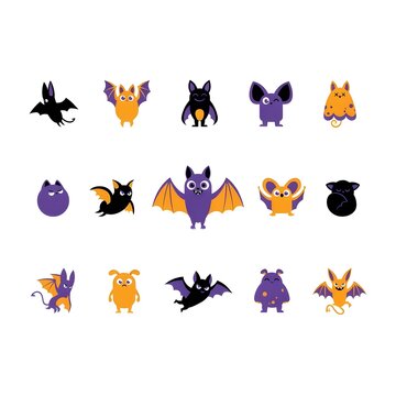 Whimsical Bat Characters