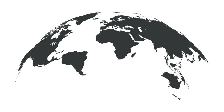 Illustration of a Colored map of world 
