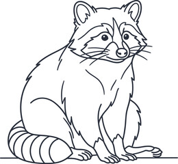 Obraz premium vector illustration of cartoon cat