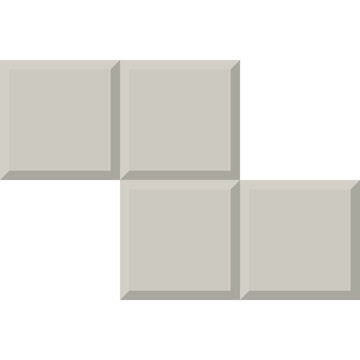 Grey Z-shape tetramino block puzzle icon