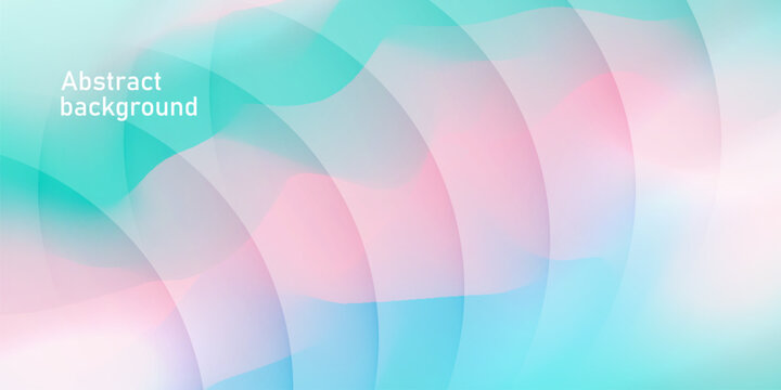 Vector illustration showing a blurred gradient on a modern abstract background.