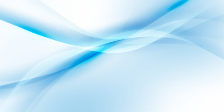 Abstract blue wave background, modern design, vector illustration.
