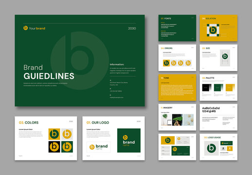 Brand Guidelines Layout