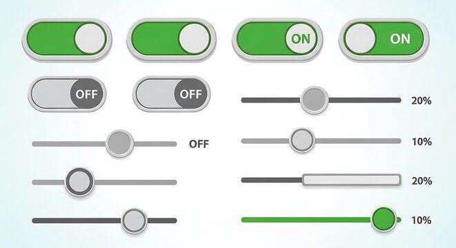 Toggle Switch Set.