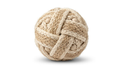 Obraz premium Monkey Fist Knot Ball Made of Rope.