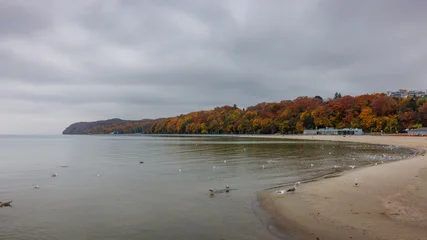 Autumn beach landscape in Gdynia © Filip Olejowski