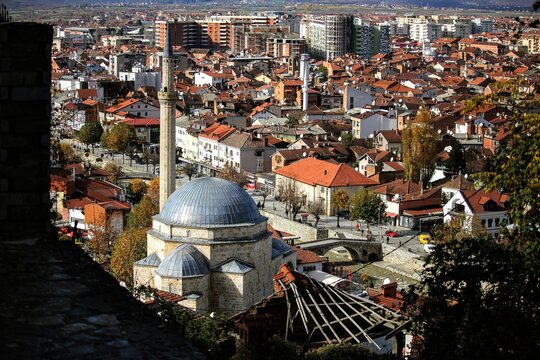 view of the city of Prizren Kosovo