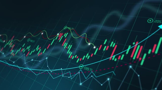 Trade stock market chart rise up trend advice broker diagram global goal graph horizontal improvement increase management performance plan profit progress