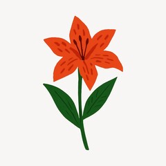 Obraz premium Vibrant floral illustration design.