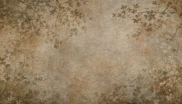 old paper background sepia botanical moral plant background.