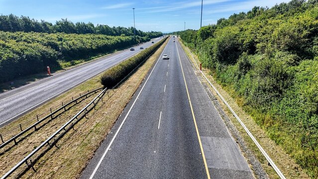 the M1 motorway in ireland