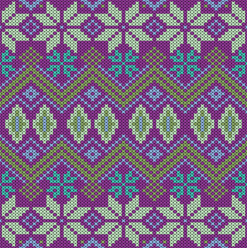 Cotton Argyle Knit Vector concept: Cozy geometric knit texture seamless pattern, soft rhombus pattern. Design for: fabric, rug, fashion, decor. I drew this by myself, it&rsquo;s not AI generated
