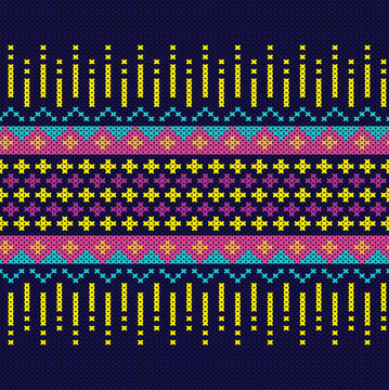 Cotton Argyle Knit Vector concept: Cozy geometric knit texture seamless pattern, soft rhombus pattern. Design for: fabric, rug, fashion, decor. I drew this by myself, it&rsquo;s not AI generated
