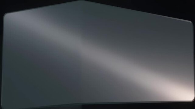 Mesmerizing light reflection on smooth surface in abstract motion