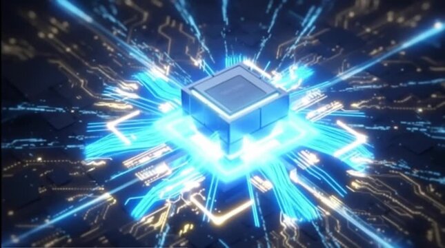 CPU Power On Sequence Through Motherboard Digital Signals and Circuit Animation