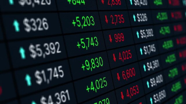 Profit trading trend index global monitor analysis invest exchange asset information, stock price table market arrow chart number rise down low up financial loss