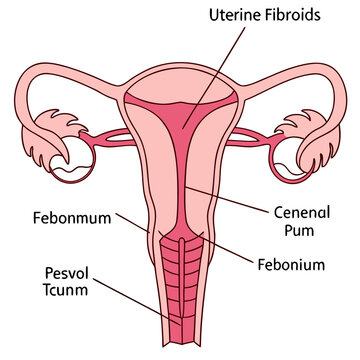 Uterine fibroid disease illustrating reproductive health and gynecological care.