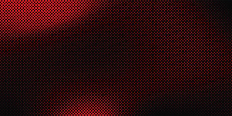 Abstract red halftone dots pattern vector background for pop art comic poster, esports gaming banner, and dramatic action design © satem as