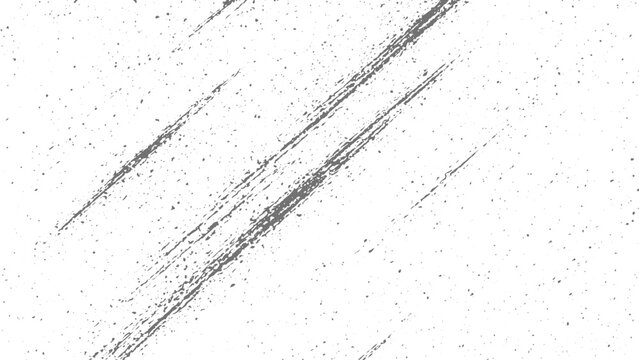 Abstract Grunge Diagonal Lines, Distressed Stripe Texture, Rough Black Scratch Pattern, Vintage Worn Background, Vector Illustration.