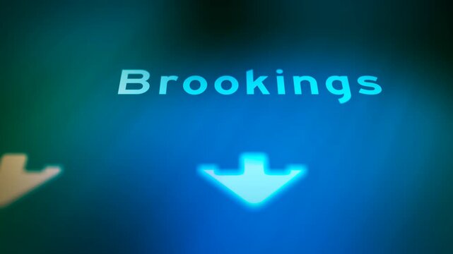 Crime Filler Shot - Cinematic South Dakota Highway Sign - Brookings.