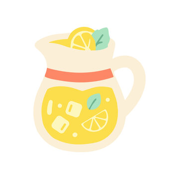 Illustration of a pitcher of lemonade.