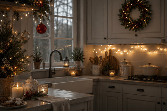 Cozinha Natal Minimalista