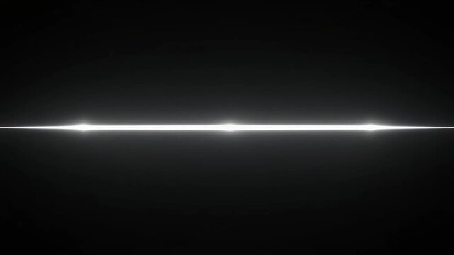白の光の帯が走る下部テロップ背景動画