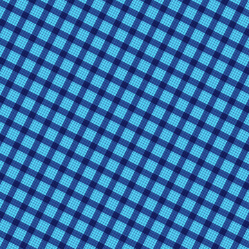 Abstract background featuring a blue and dark blue gingham checkered pattern