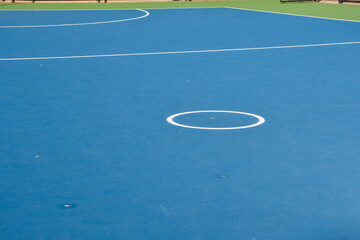 netball court with centre circle   © Veronica