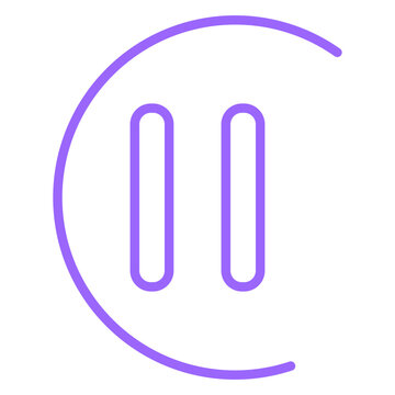 Pause Button Icon Style