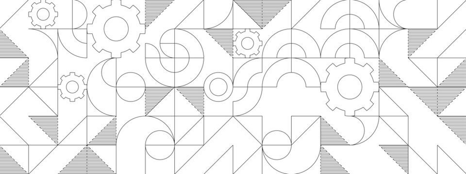 幾何学 抽象 歯車 パターン テクノロジー 背景