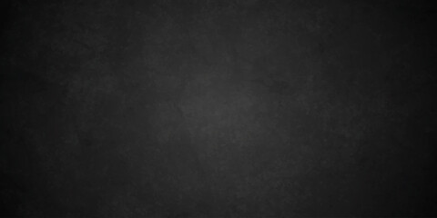 Dark texture chalk board and grunge black board background. Dark charcoal grunge wall texture background. Dark black rough grunge surface with smoke edge. © MDFAIMIDULISLAM