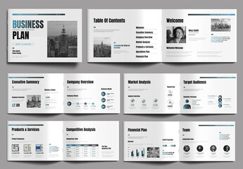 Modern Business Plan Brochure Design