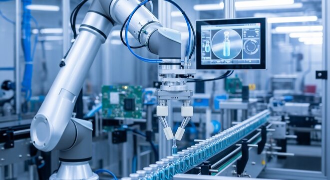 Robotic arm production line