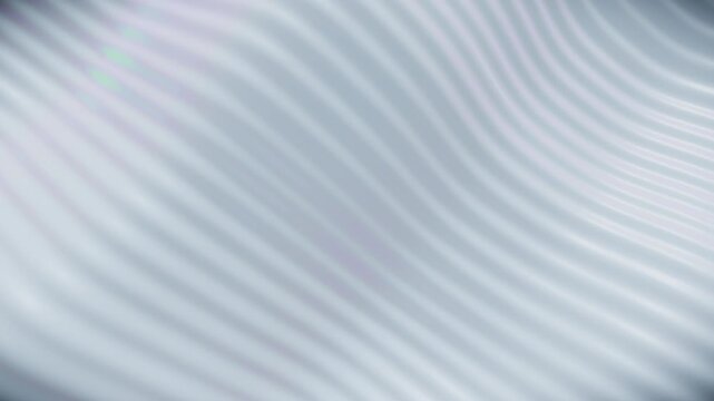 Calm luxury titanium liquid metal waves create an infinite loop.