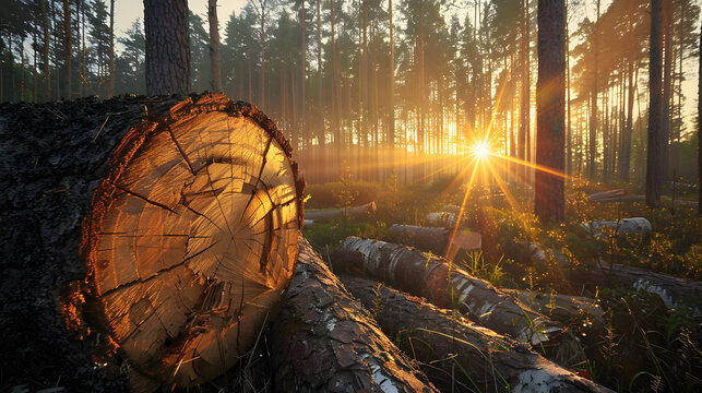 Environmental development, Sustainable forestry practices promoting environmental conservation, green development and forest management