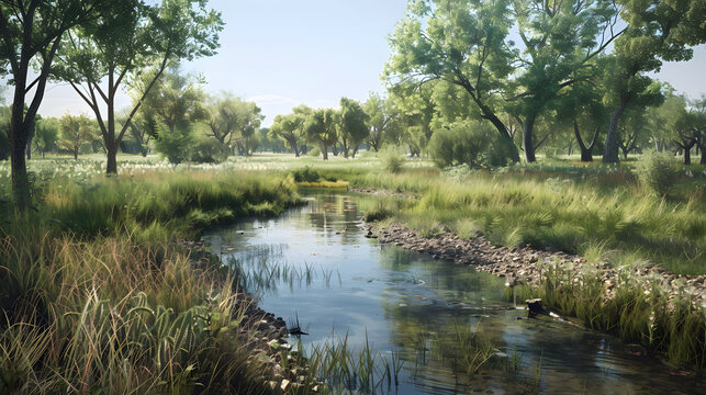 Wildlife habitat restoration supporting biodiversity ecosystem recovery and sustainable conservation