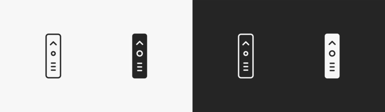 Set of scrollbar icon in black and white collection