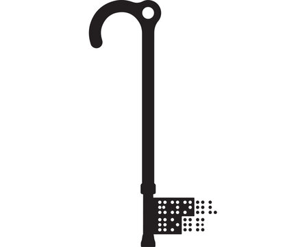 Key with Dots and Dashes Symbolizing Morse Code on a White Background Featuring Communication, Signal, Encryption with Vintage