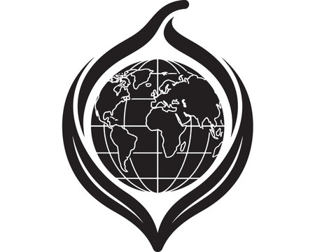 Globe Inside a Leaf Symbolizing Environmental Protection and Global Unity Featuring World, Ecology, Nature with Planet and Earth